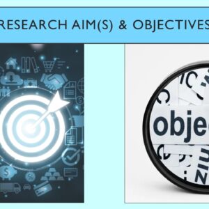 PowerPoint slide on setting the aims and objectives of the investigation